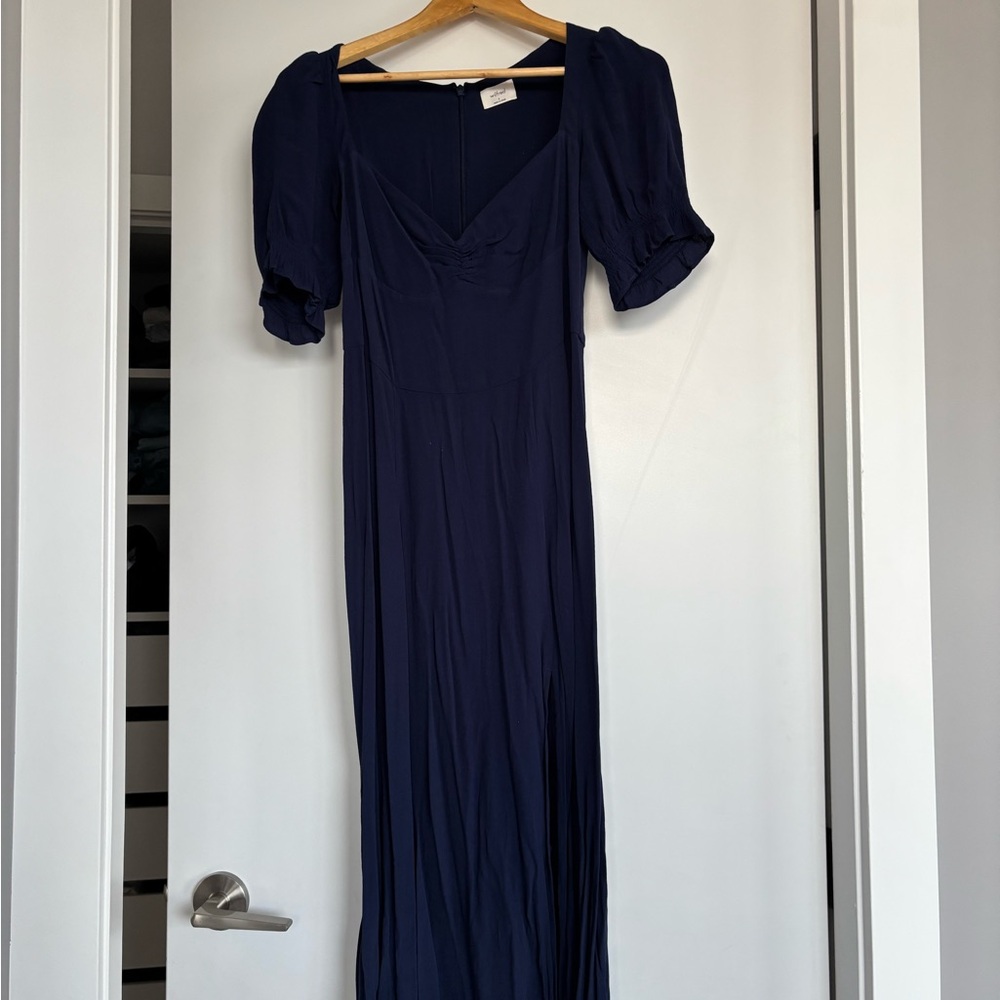 Wilfred Deep Blue Maxi Dress